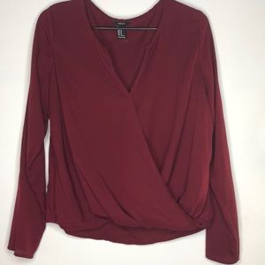 Forever 21 Maroon Blouse
